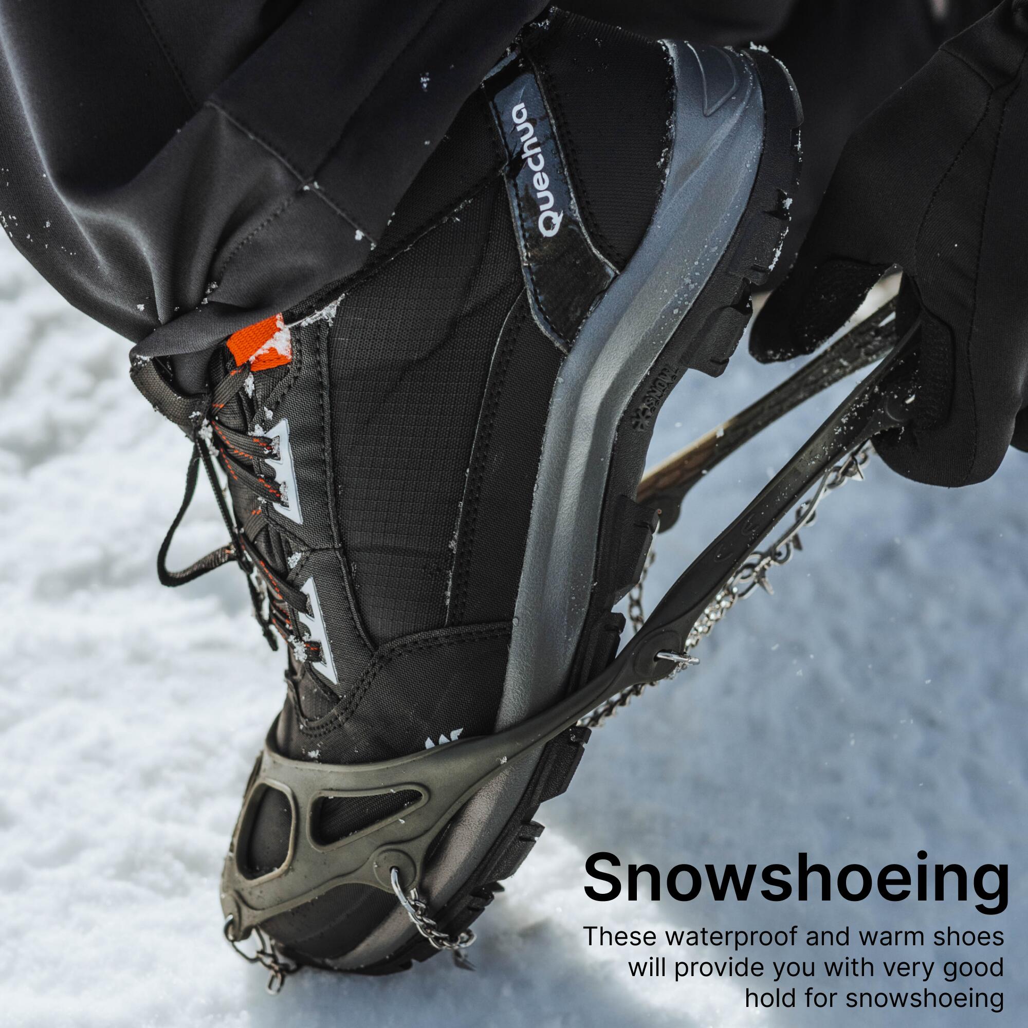 Scarpe calde trekking uomo SH500 MOUNTAIN nere 11/20