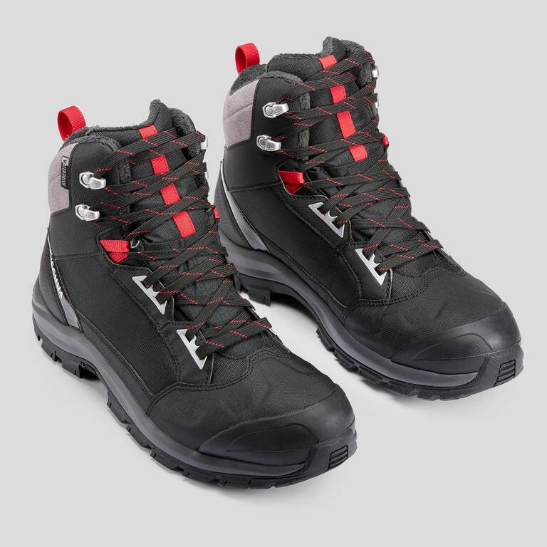 Men’s Warm and Waterproof Hiking Boots - SH500 mountain MID