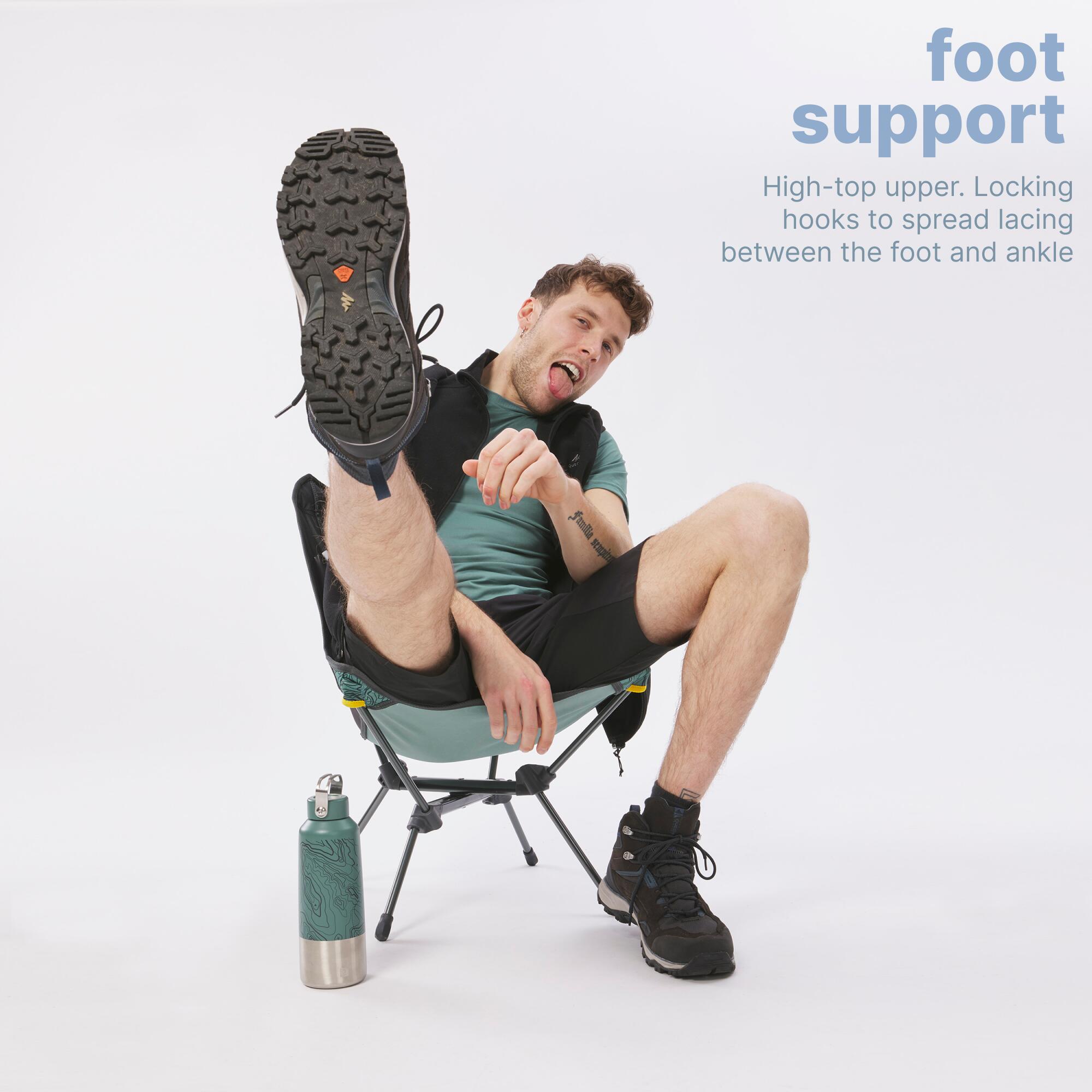 Waterdichte wandelschoenen MH100 voor heren zwart 16/20