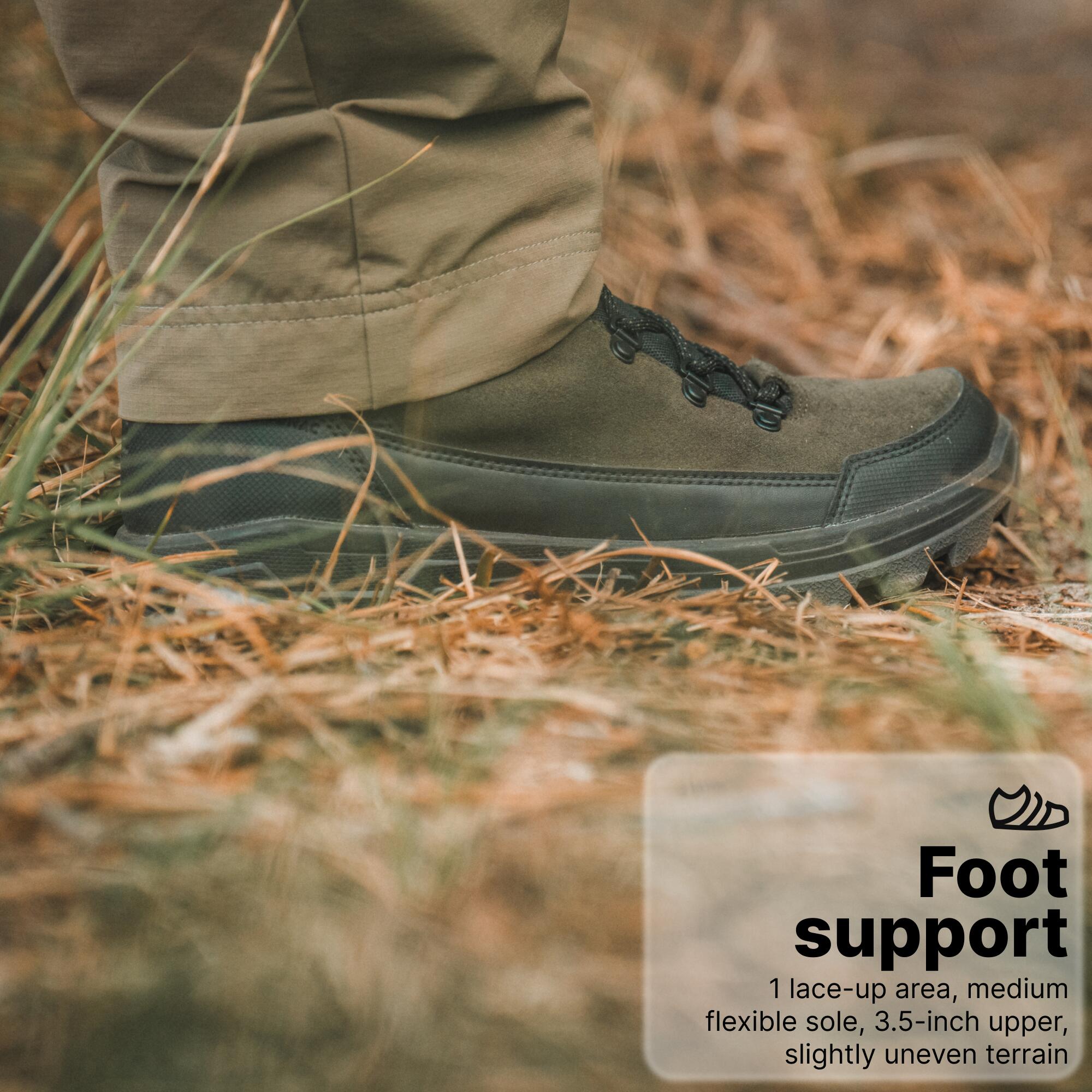 Outdoor Waterproof Boots Crosshunt 100 - Green