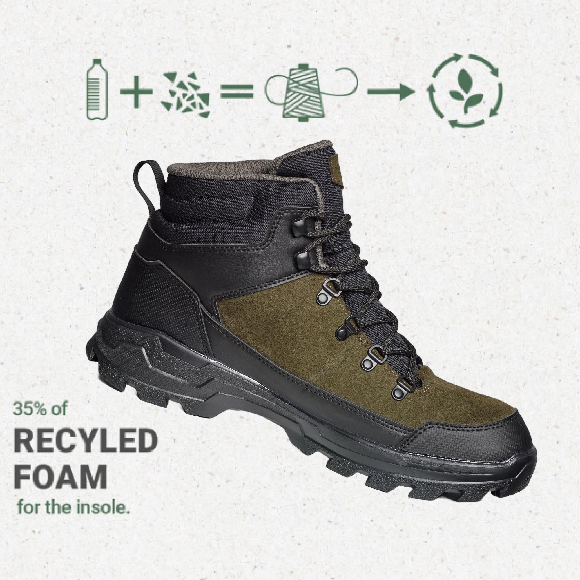 Outdoor Waterproof Boots Crosshunt 100 Green