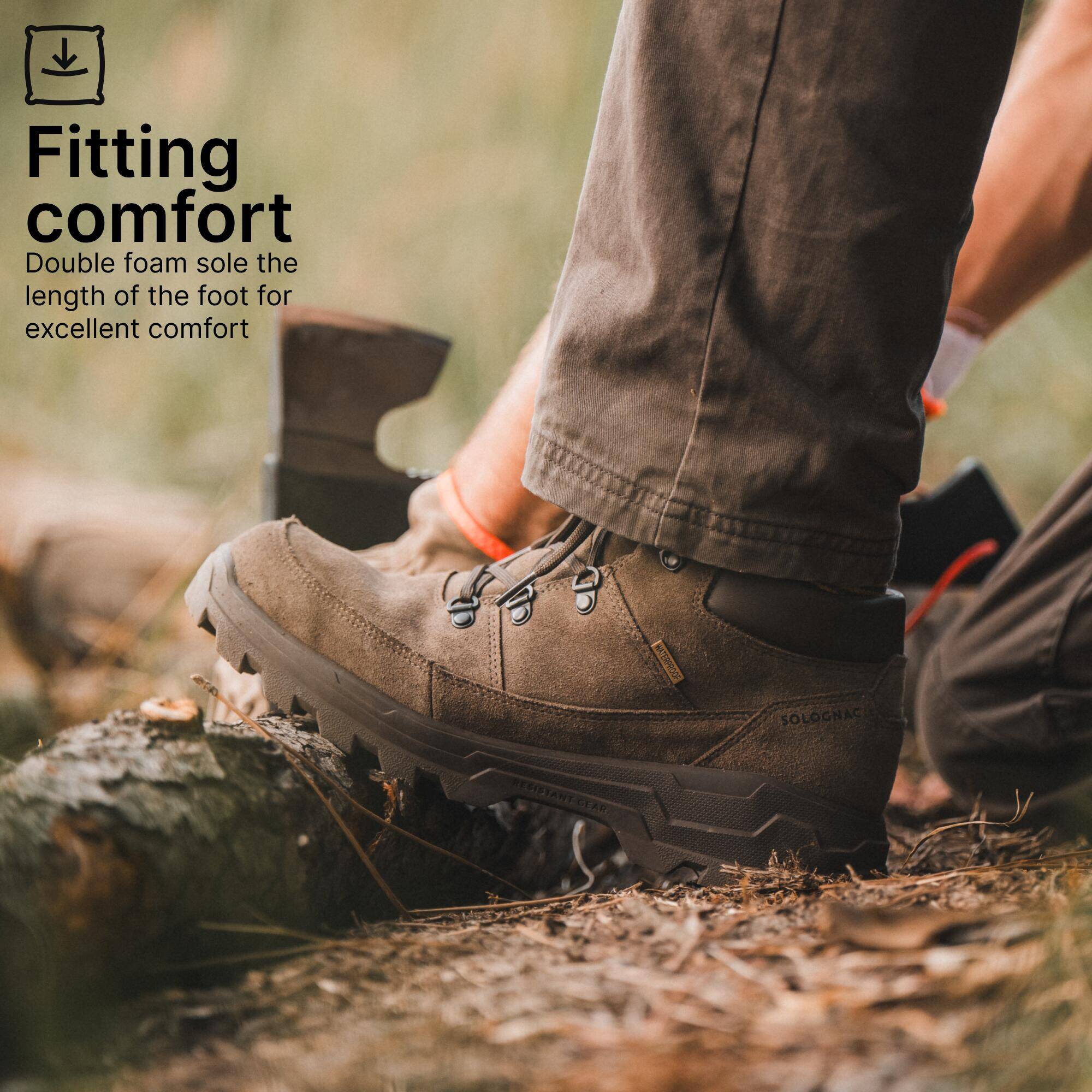 WATERPROOF BOOTS CROSSHUNT 110 HERITAGE - BROWN -  3