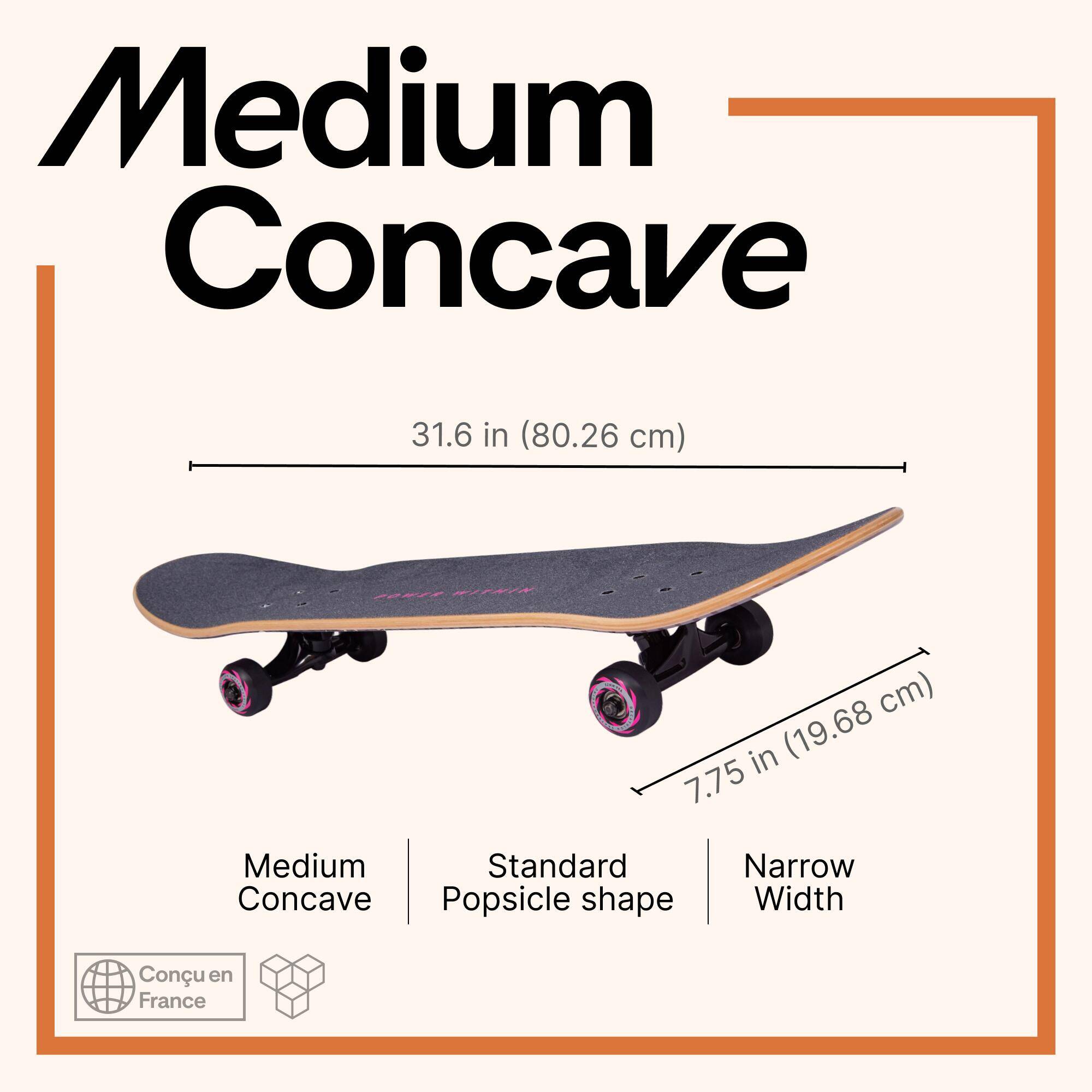 Kids & Adult Skateboard 7.75 Inch CP100 - Dragon -  3