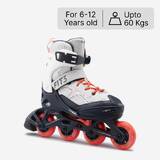 Kids' Inline Fitness Skates Fit3 - Grey/Red