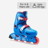 Kids Skating Shoes Inline Play 3 Blue