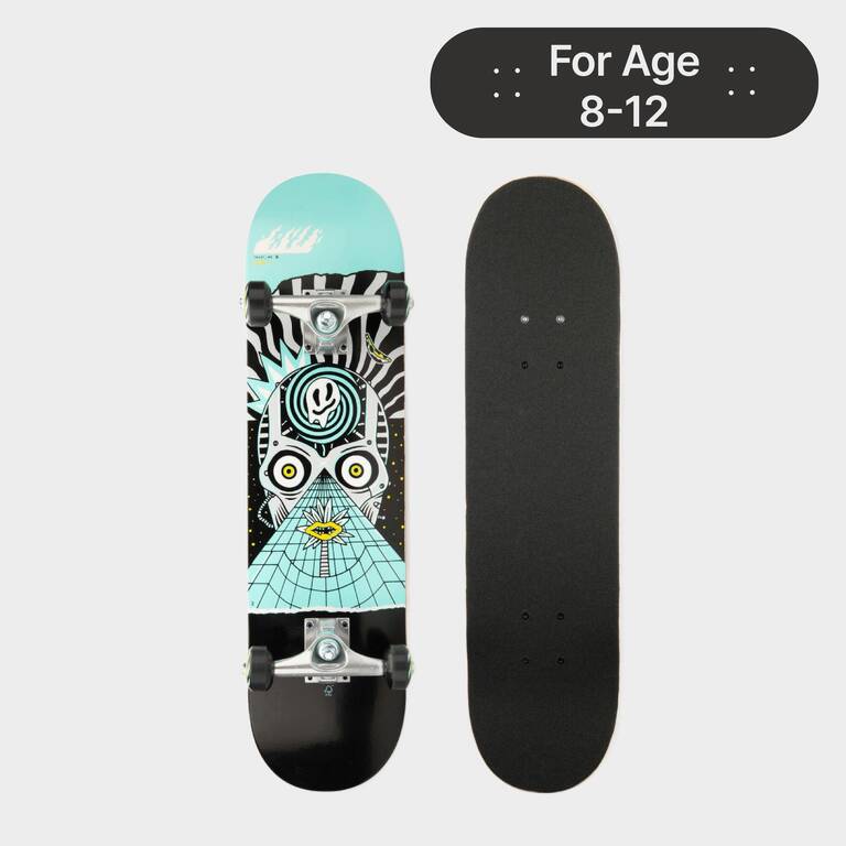 Kids' Skateboard 8-12 Years CP100 Mid Size 7.6_QUOTE_ - Cosmic