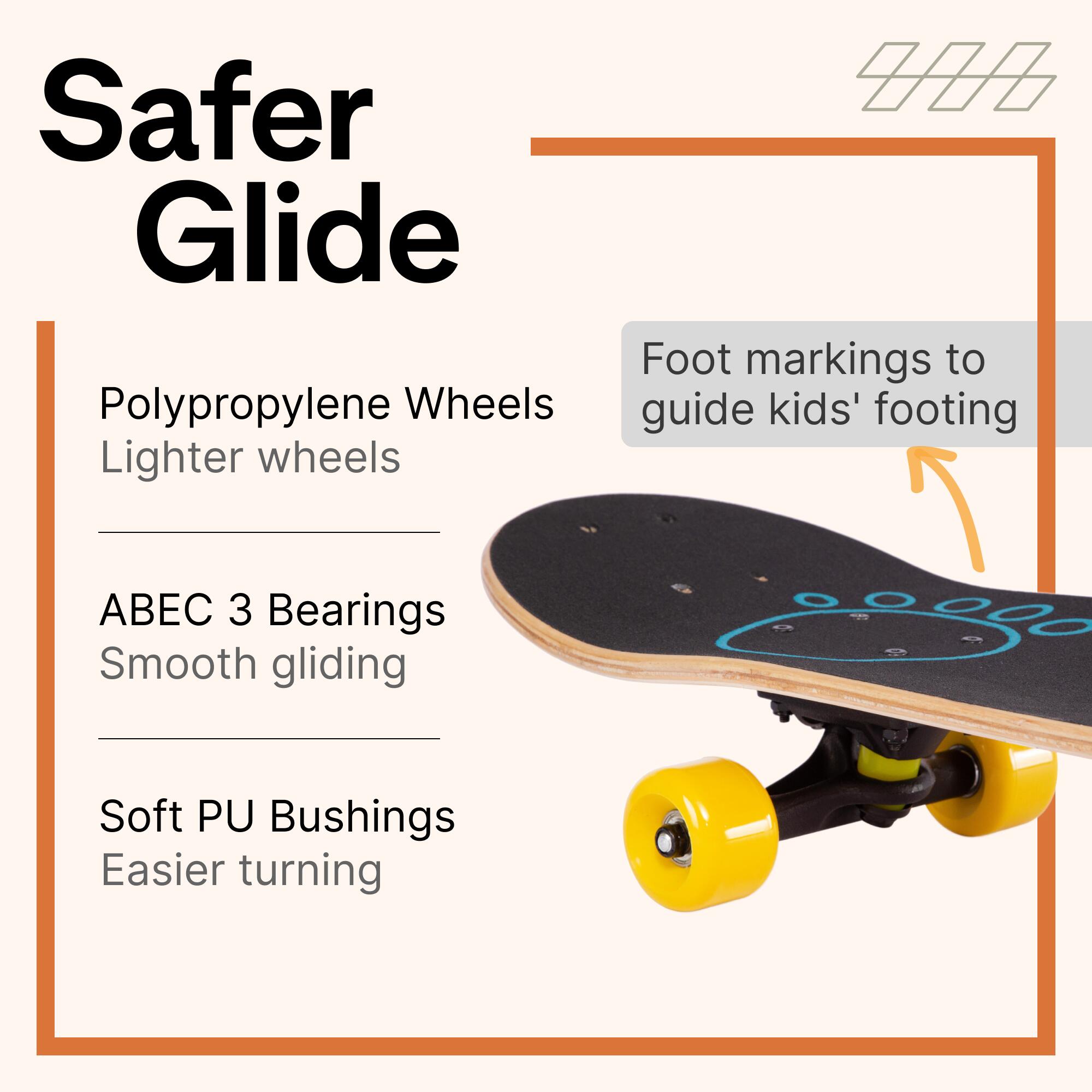 Kids' 4-7 Years Skateboard Play 120 - Zodiac Niu