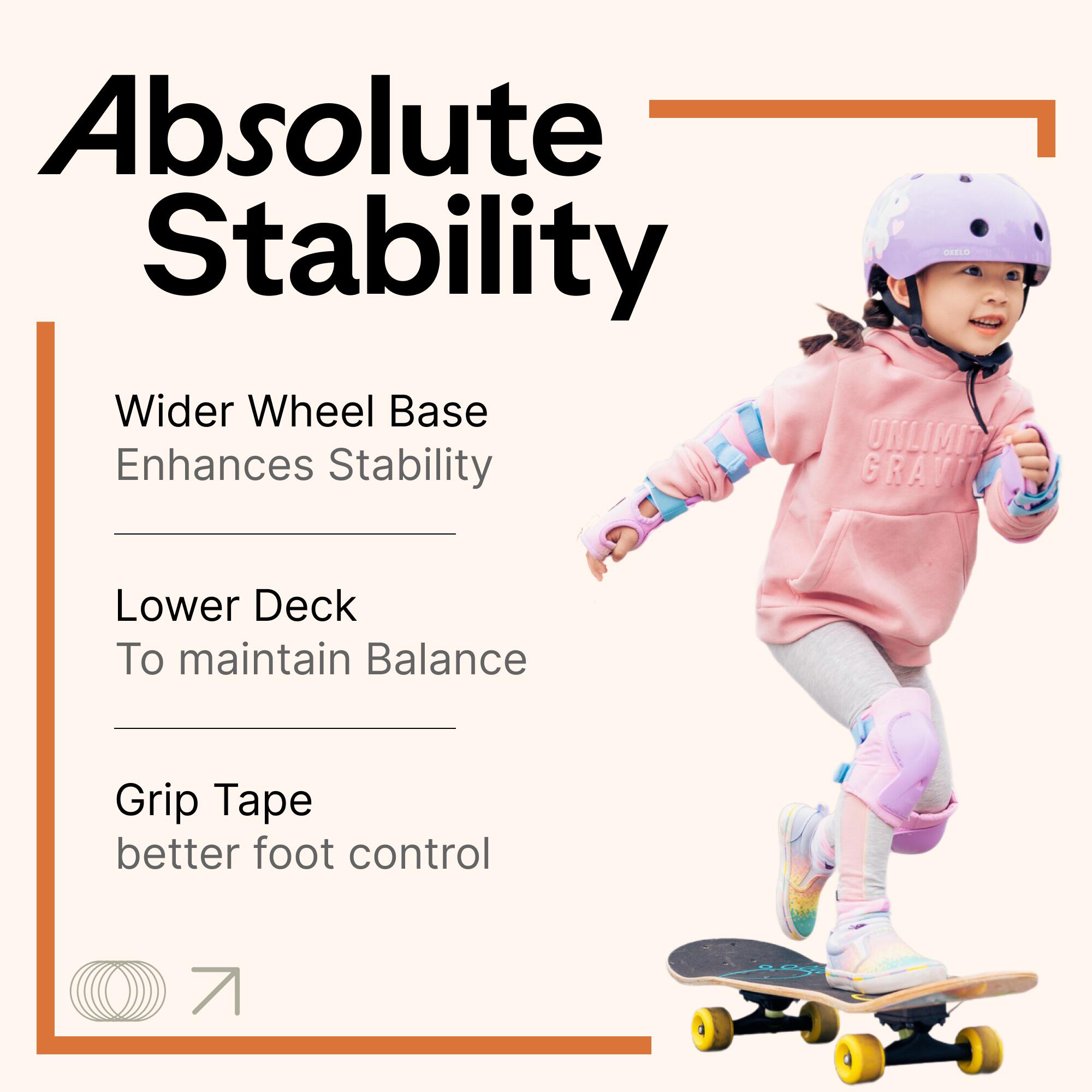 Kids' 4-7 Years Skateboard Play 120 - Zodiac Niu