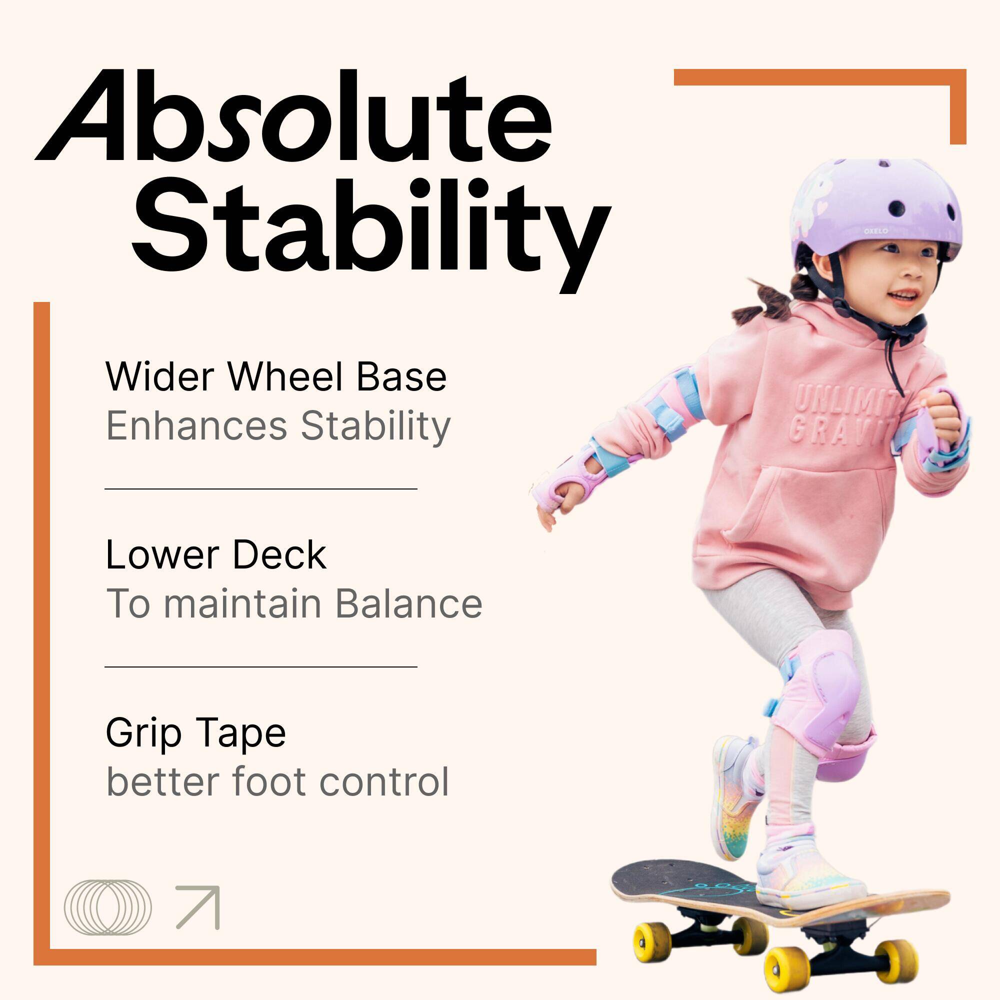 Kids' 4 to 7 Years Skateboard Play 120 Medusa -  5