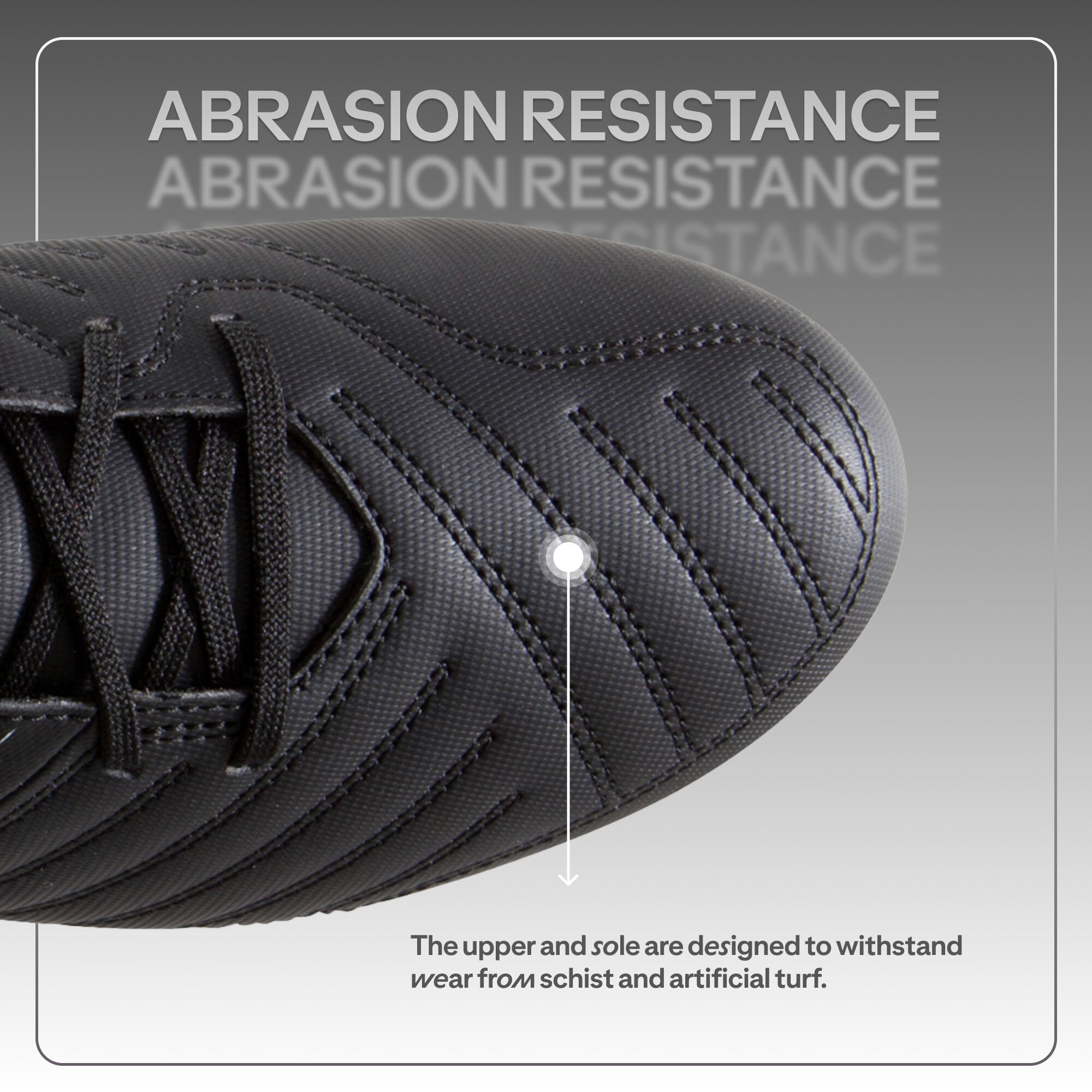 Men Football Shoes Agility 100 for Firm Ground Black