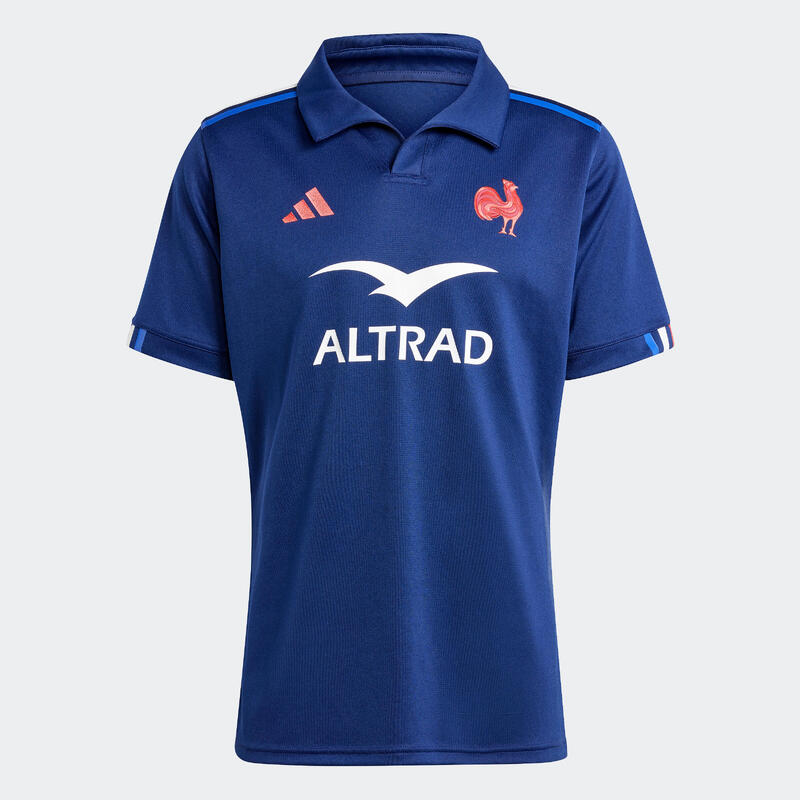 Tricou de rugby XV de France, replica echipei Franței 2024/25 Albastru