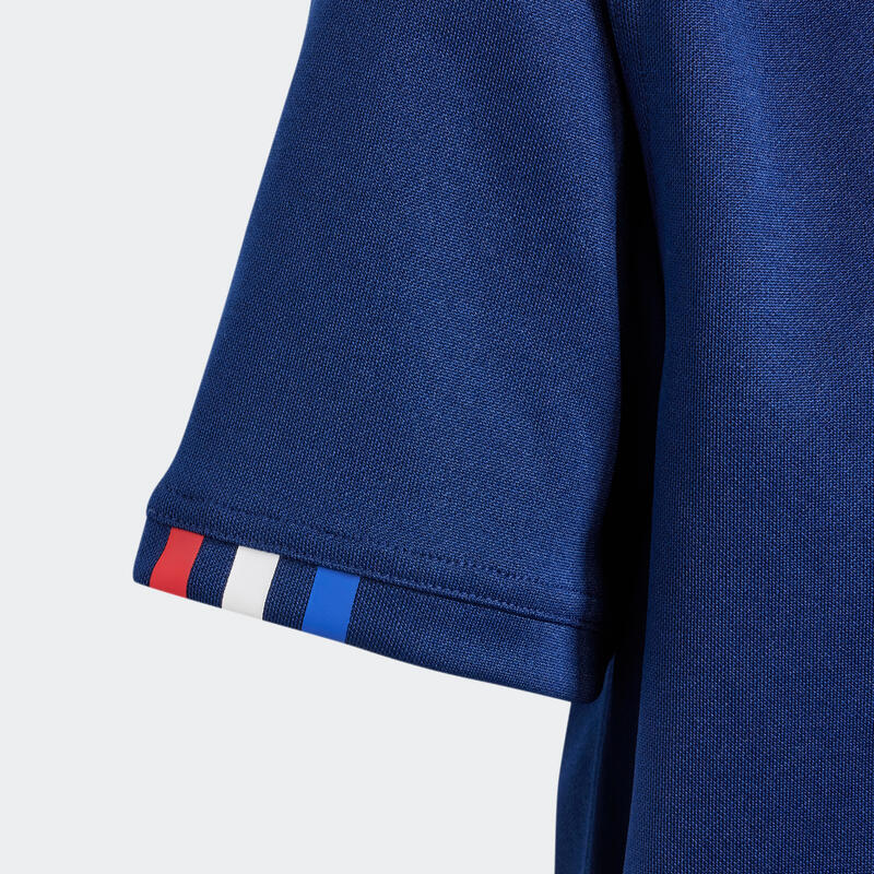 Maillot de rugby xv de france enfant, réplica ffr 2024/2025 bleu
