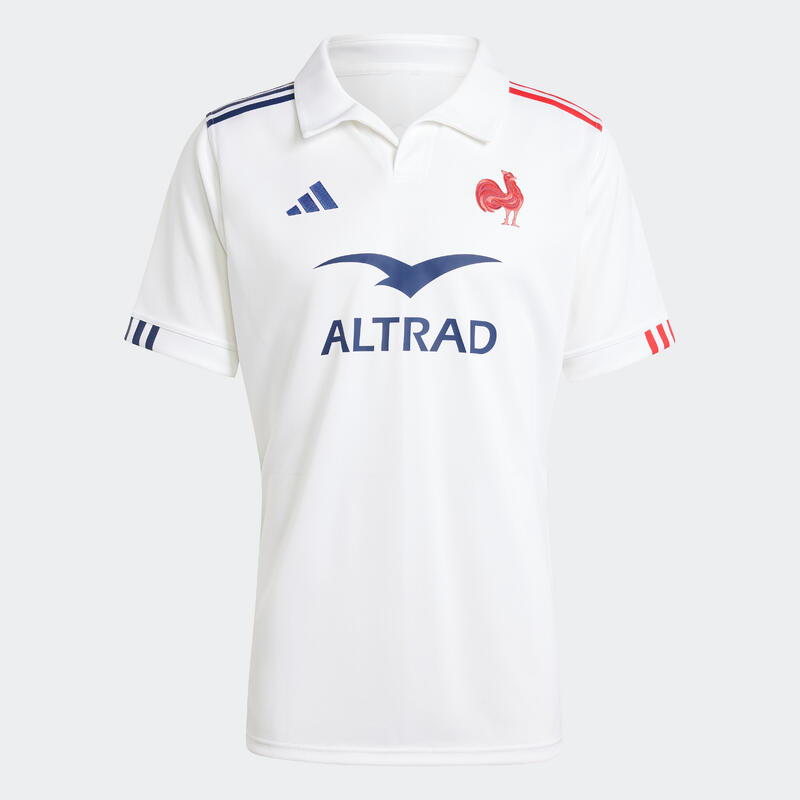 Maillot de rugby XV de France, réplica Equipe de France 2024/25 blanc