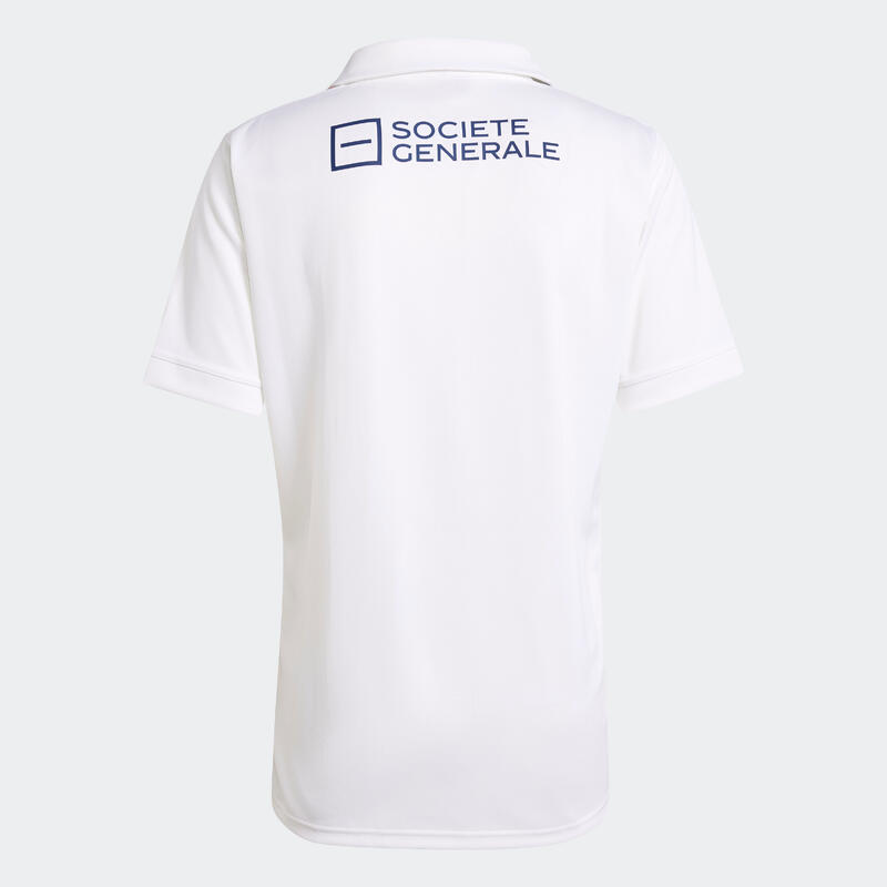 Maillot de rugby XV de France, réplica Equipe de France 2024/25 blanc