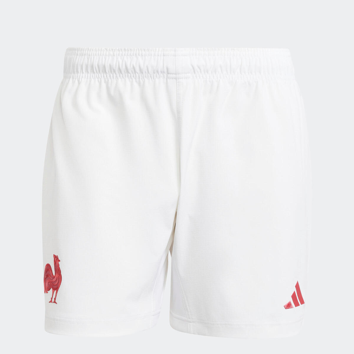Short de Rugby XV de france adulte, short FFR blanc