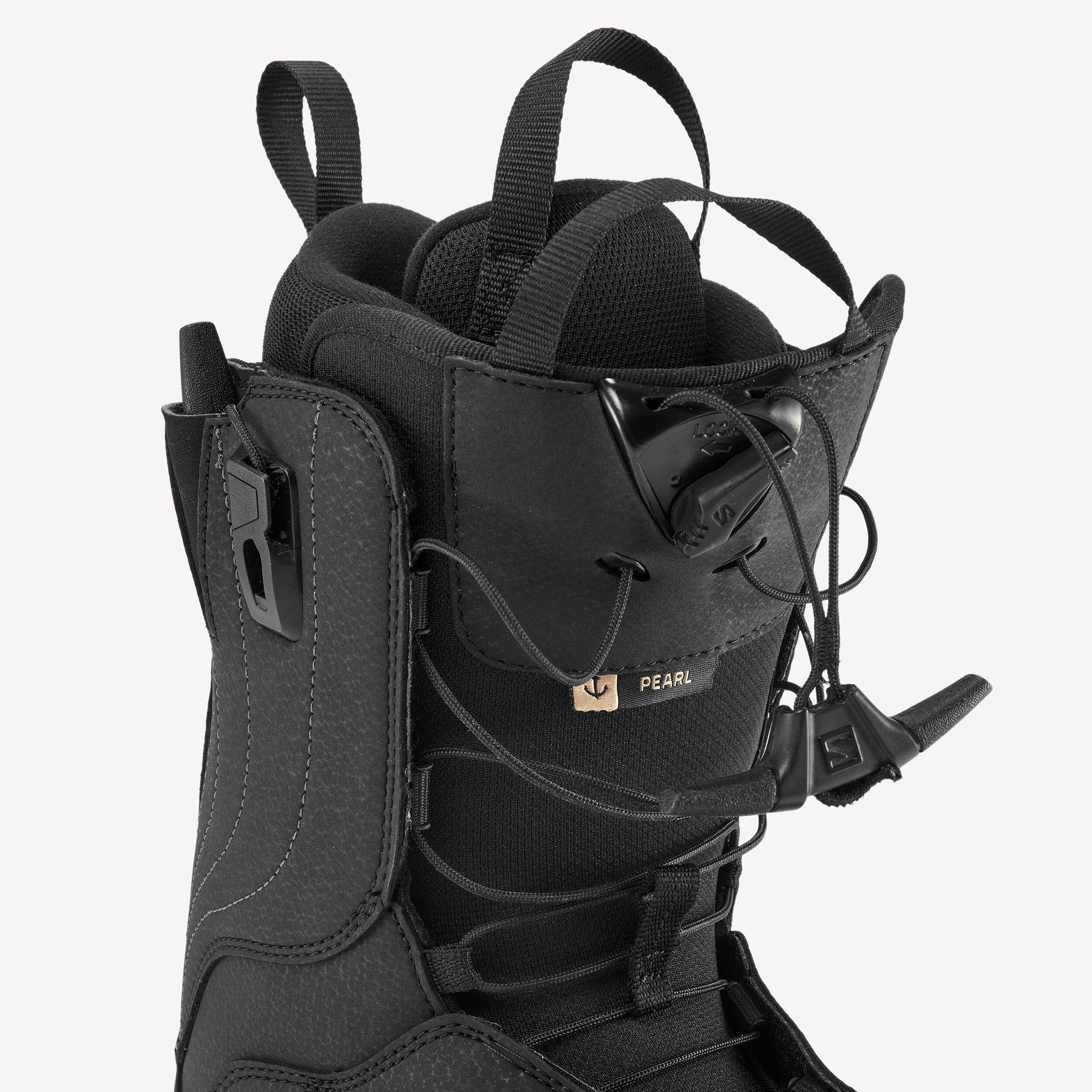 Women's SALOMON PEARL Zone Lock All-Mountain Snowboard Boots