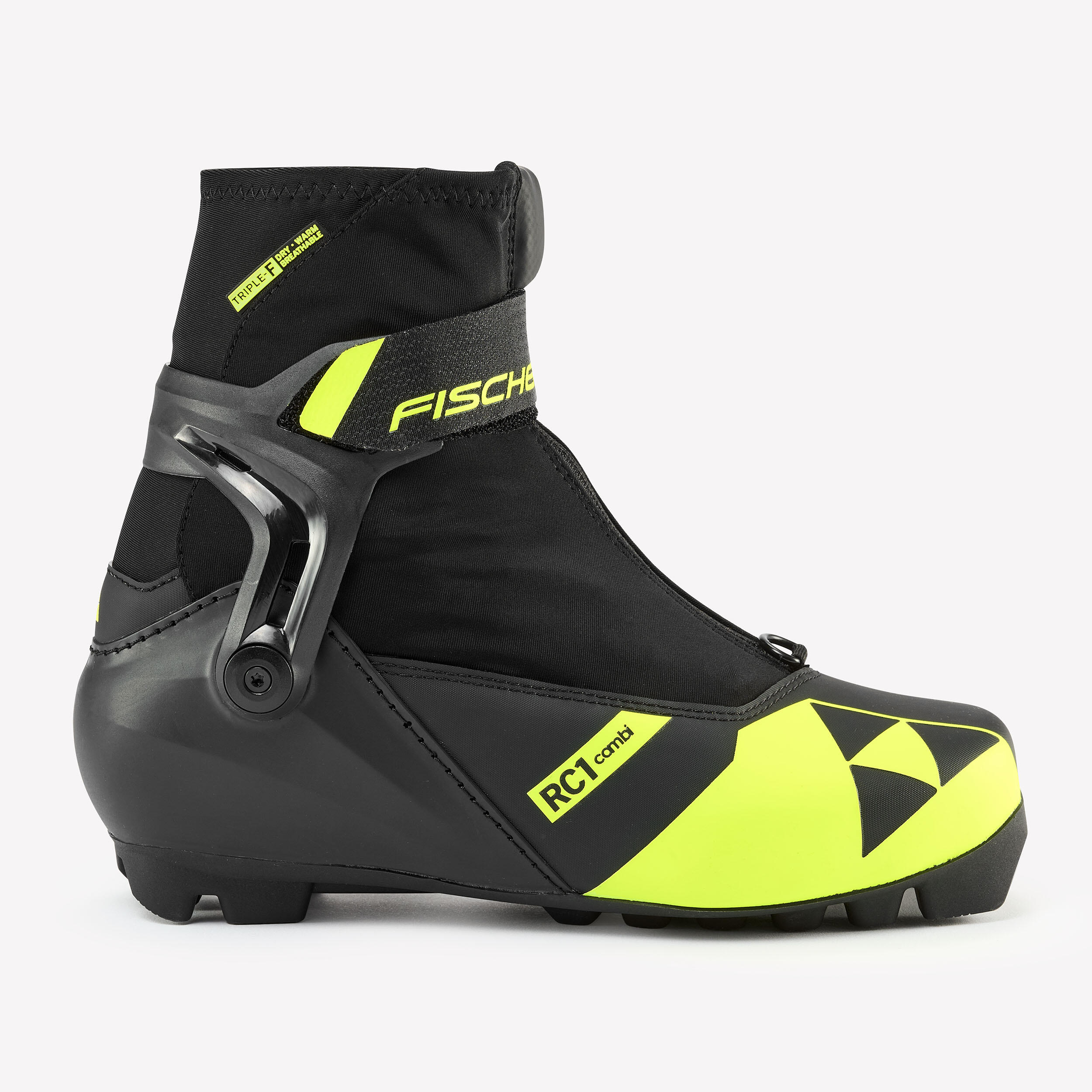 Calçado de ski de fundo fischer combi criança