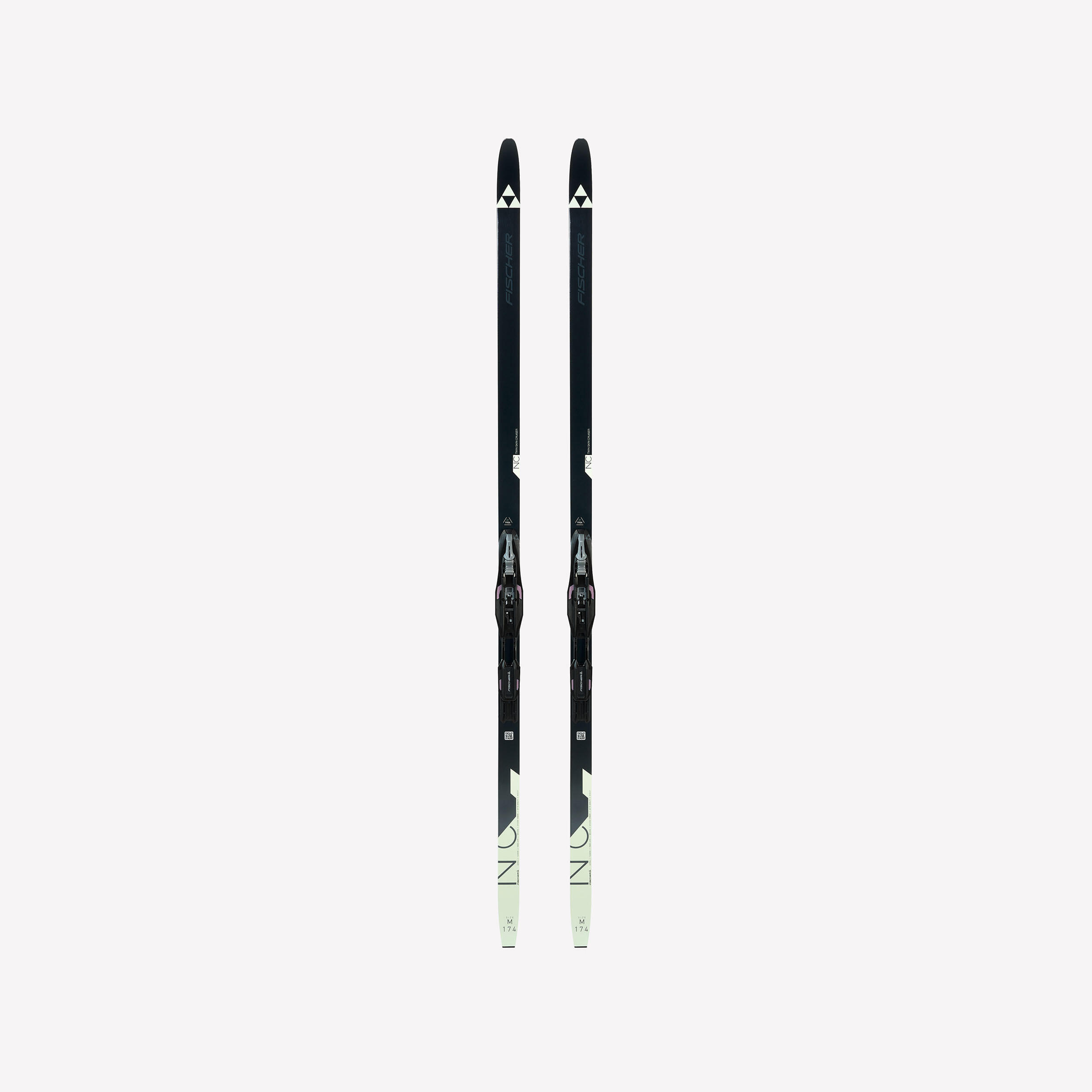 FISCHER Second Hand - Sci fondo tecnica classica Fischer TWINSKIN CRUISER EF + attacchi - BUONO