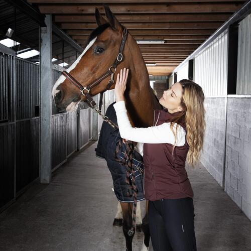 Couverture équitation écurie 50g Cheval et Poney - Combo 50 bordeaux