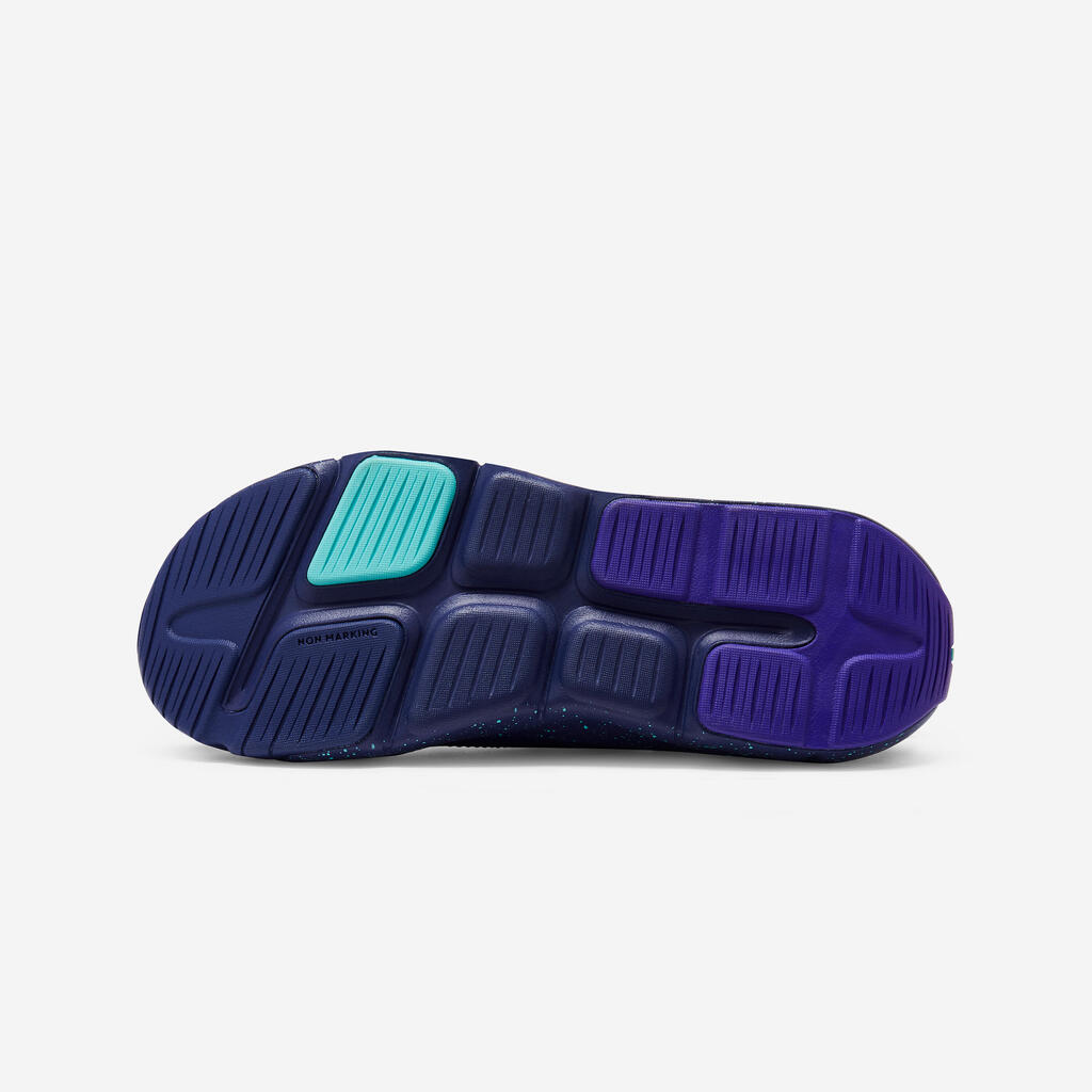 Sportschuhe Kinder einfaches Anziehen - Playful Easy blau/weiß 