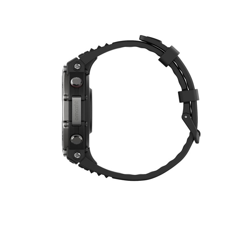 Montre connectée sport GPS écran AMOLED, T-Rex 3 noir