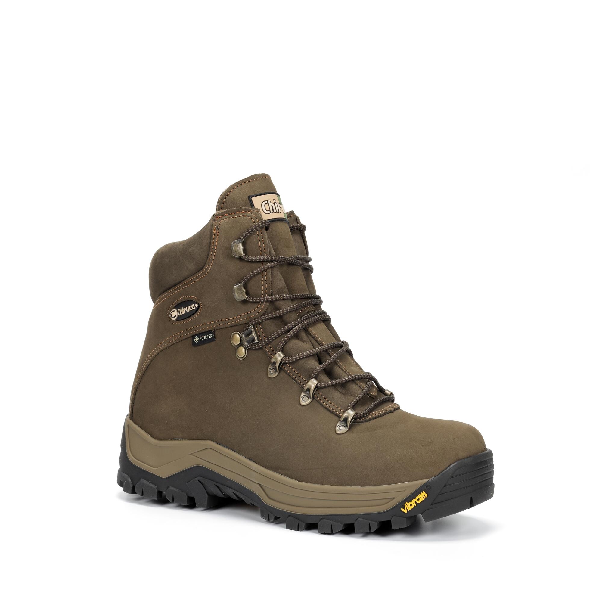 CHIRUCA Botas Caza Chiruca Gamo Nobuck Verde Gore Tex Impermeable Suela Vibram