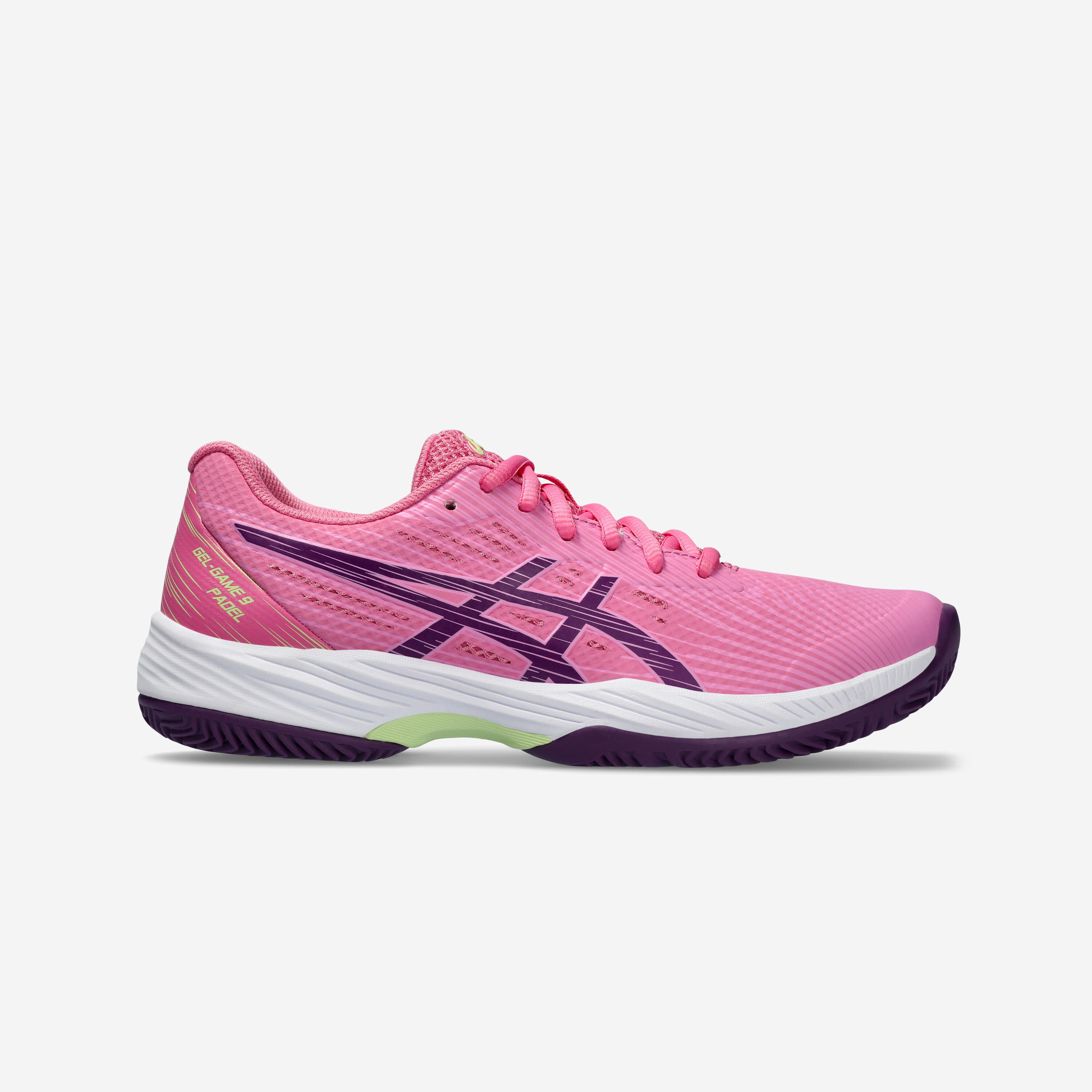 ASICS Zapatillas de pádel mujer - asics gel game 9 Blanco Rosa Azul