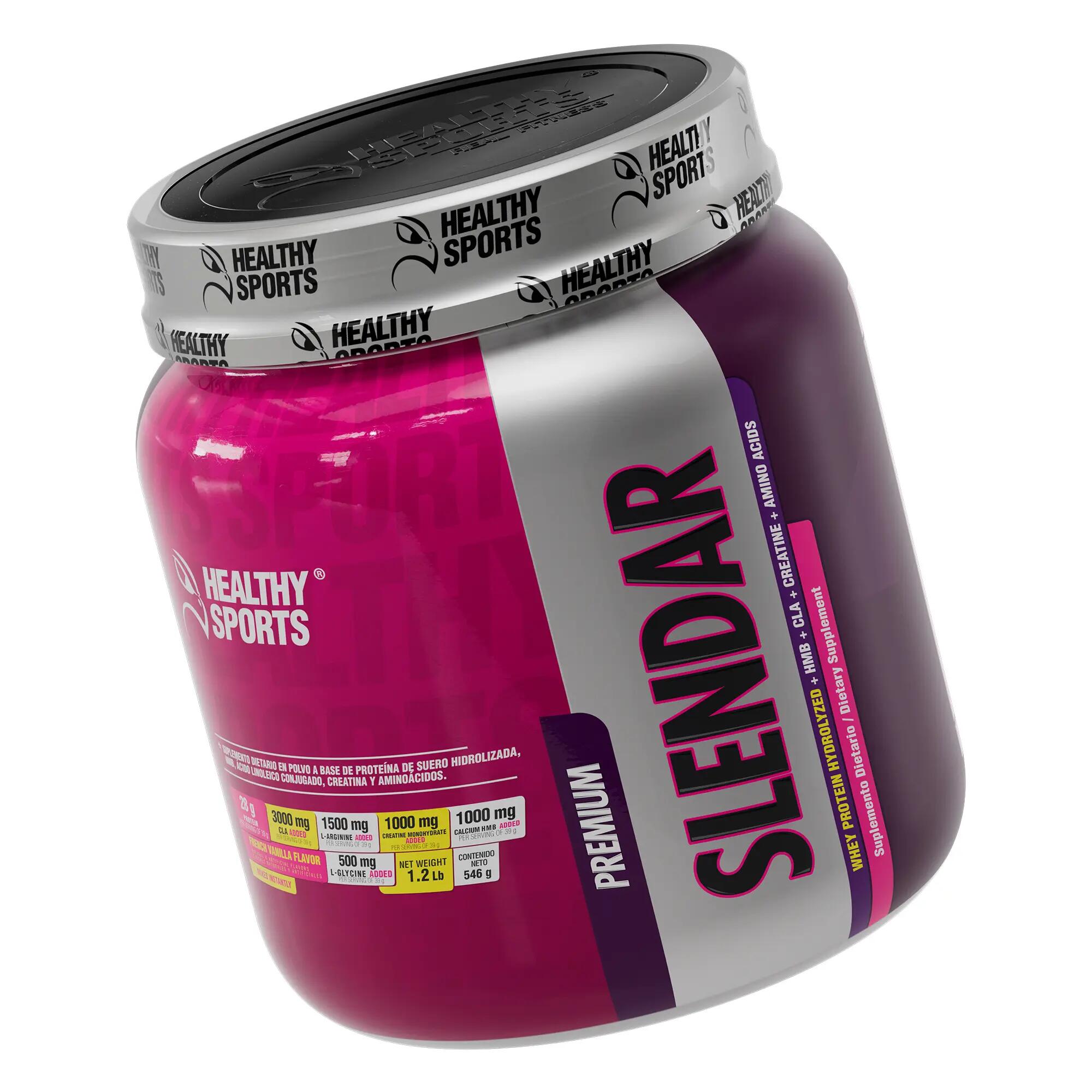 Alimento a base de proteína de 546gr con 28gr de proteína Slendar Healthy Sports 2/5