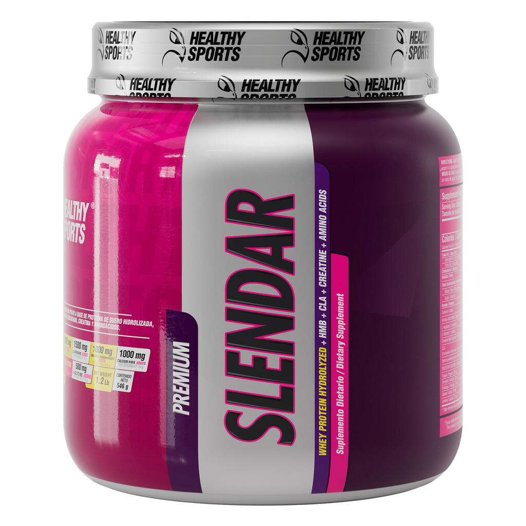 Alimento a base de proteína de 546gr con 28gr de proteína Slendar Healthy Sports