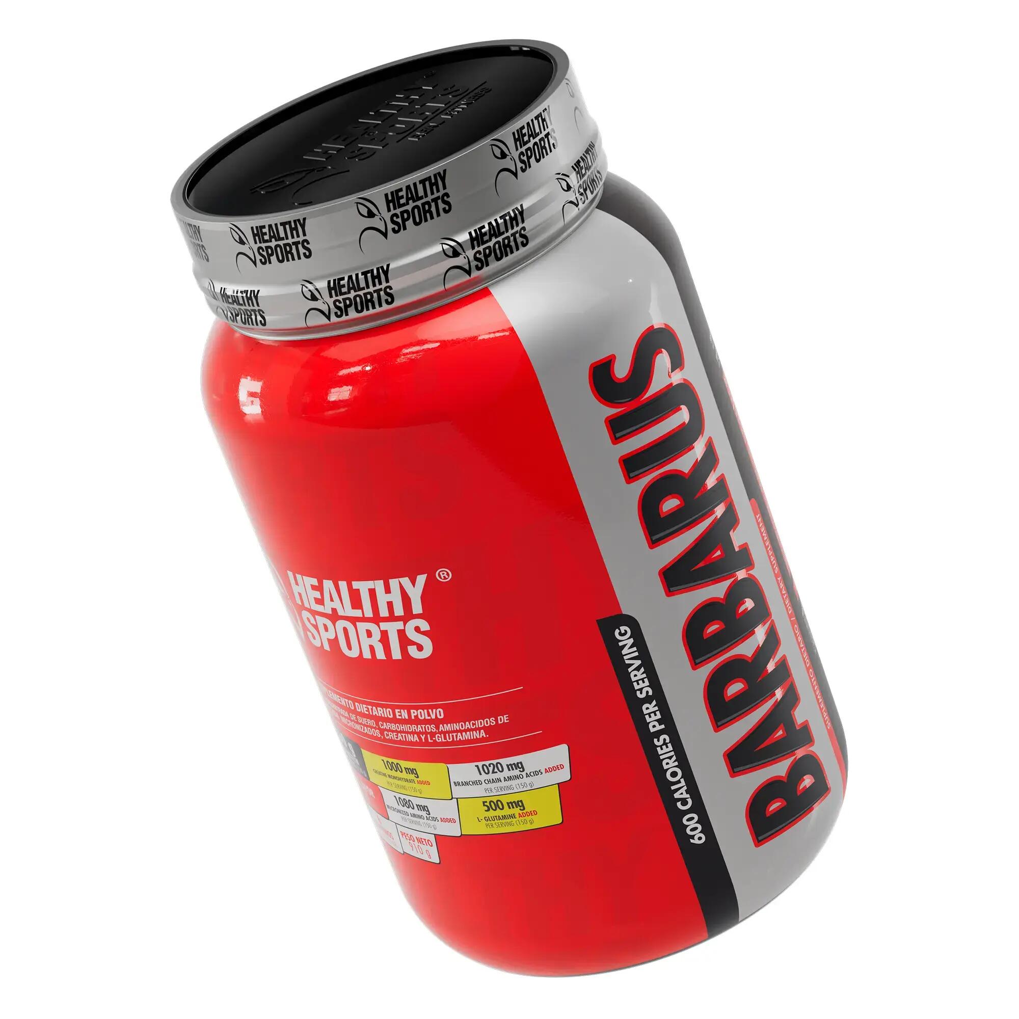 Alimento en polvo a base de proteína de 910g Barbarus Healthy Sports 2/5