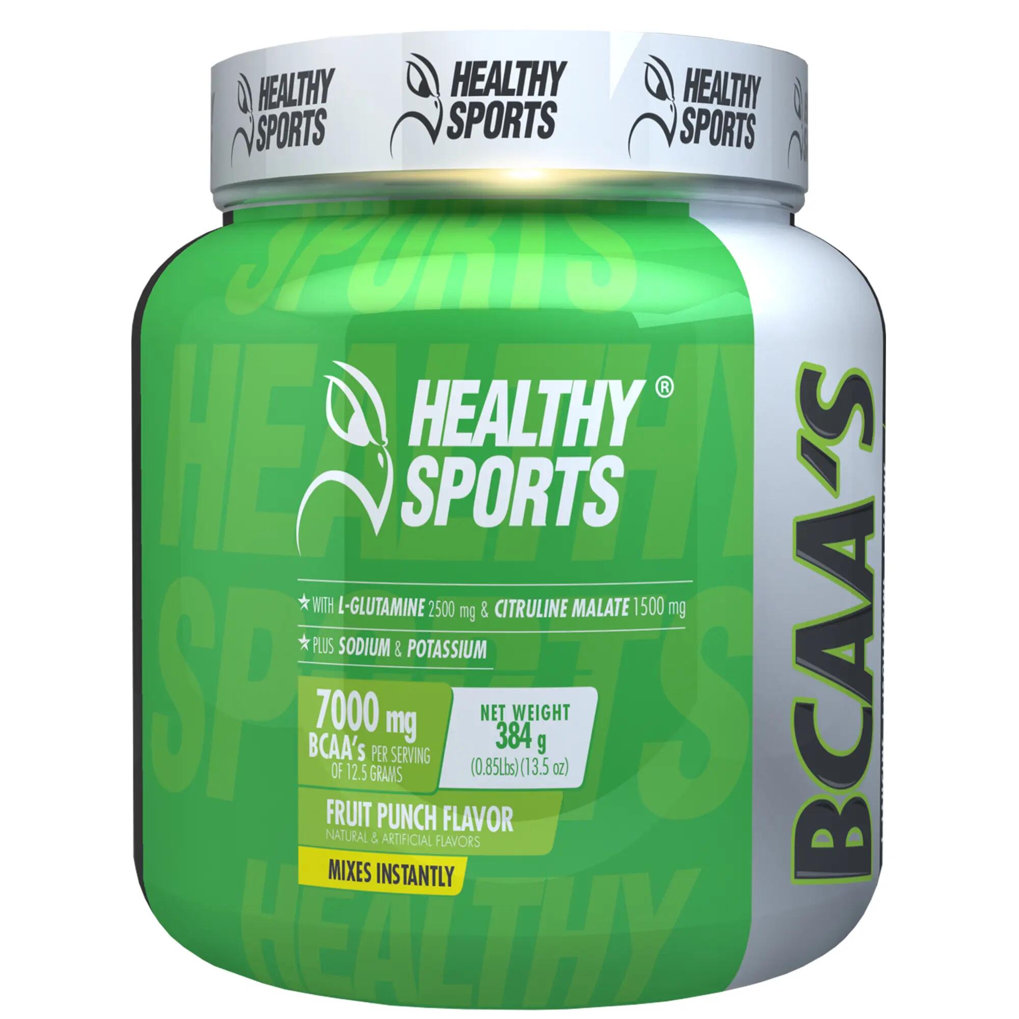 Suplemento dietario en polvo de BCCA's de 384gr Healthy Sports 2/5