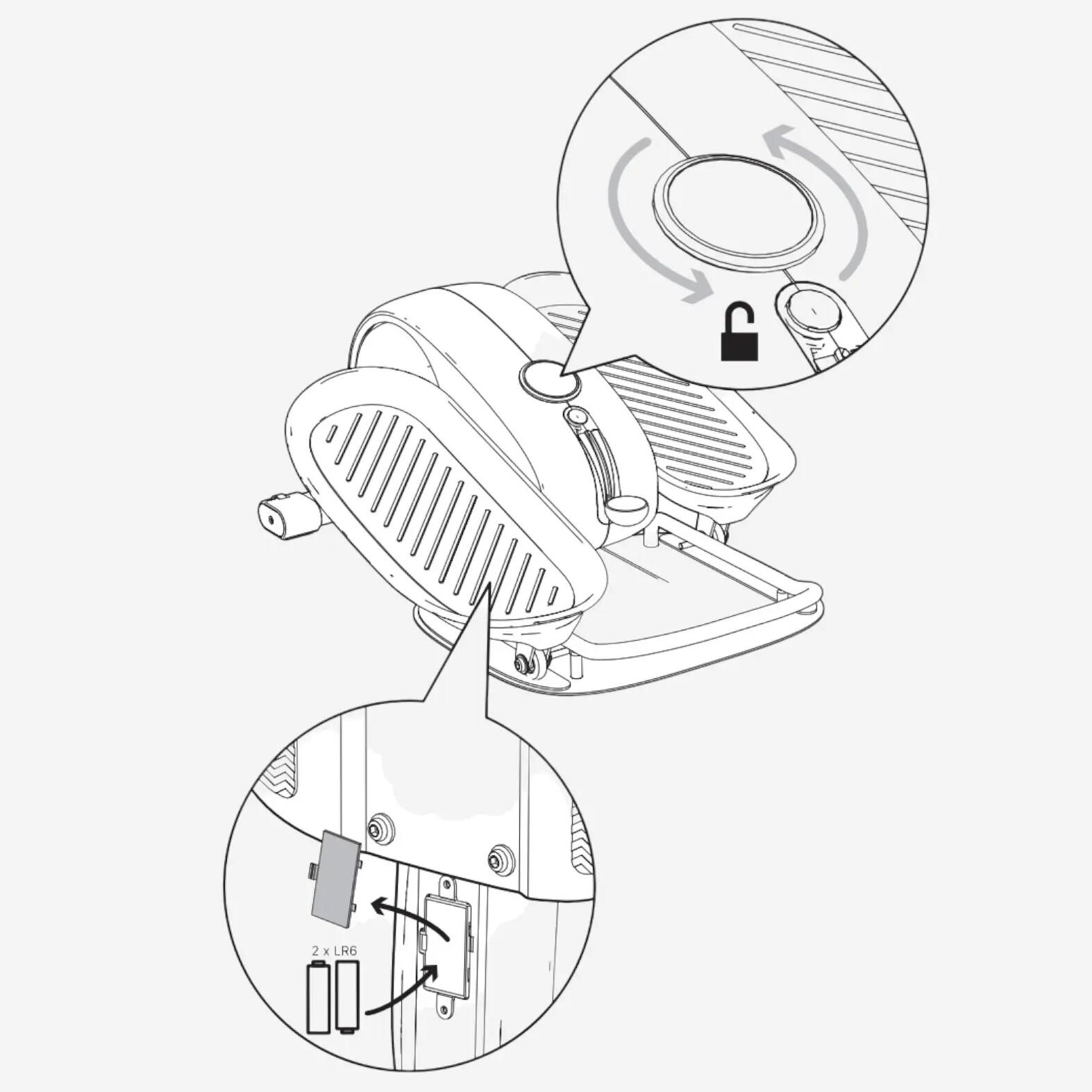 Montage, onderhoud en reparatie Active Desk mini-crosstrainer Domyos Decathlon 8800587