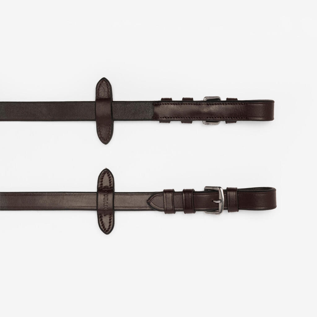 Uzde sa silikonskim hvatom za konje i ponije - smeđe