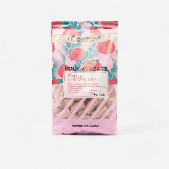 Friandises équitation Cheval et Poney - FOUGATREAT NATURELLE 1 kg FRAISE