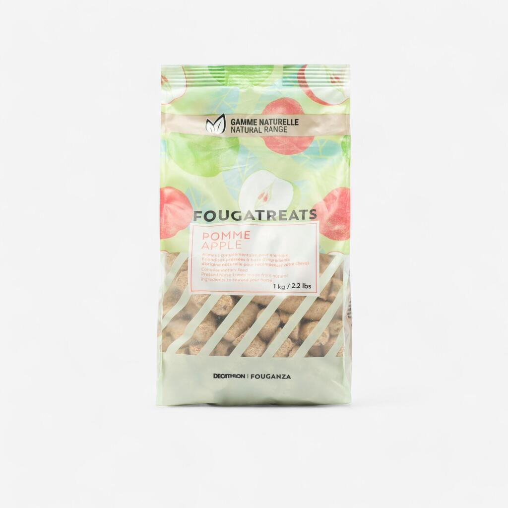 Hobuste ja ponide maiustus Fougatreat Natural, 1 kg, õunamaitseline