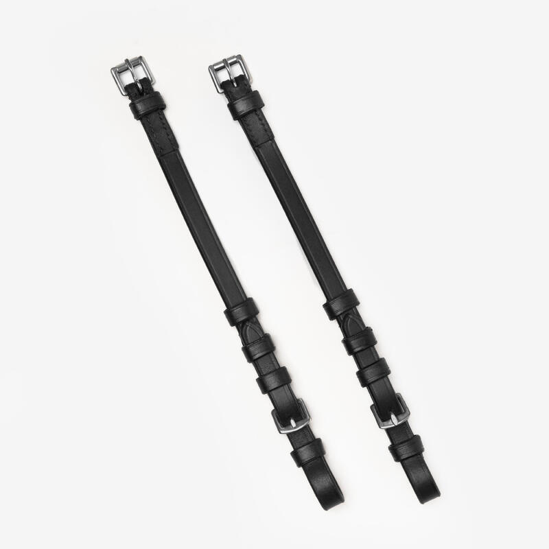 Fălcele frâu 580 sau 900 Echitațe Negru Cal sau ponei X2