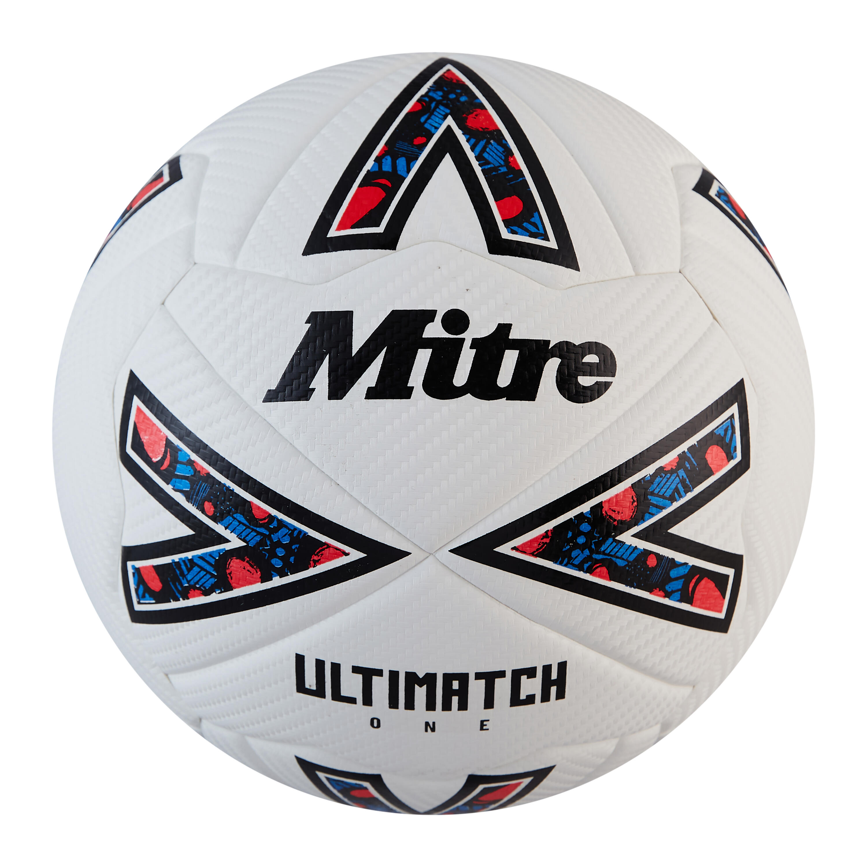 MITRE Football Ultimatch One White/Teal Size 5