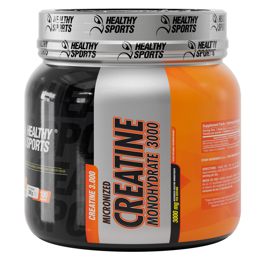 Creatina de 300gr para 100 dosis Healthy Sports