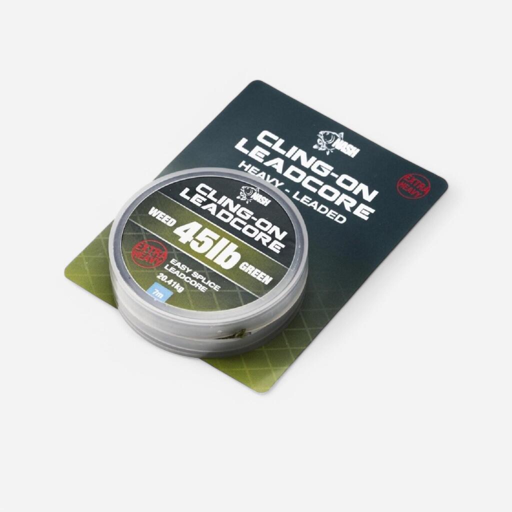 Carp fishing Cling-On Leadcore 45 lb 7 m weed