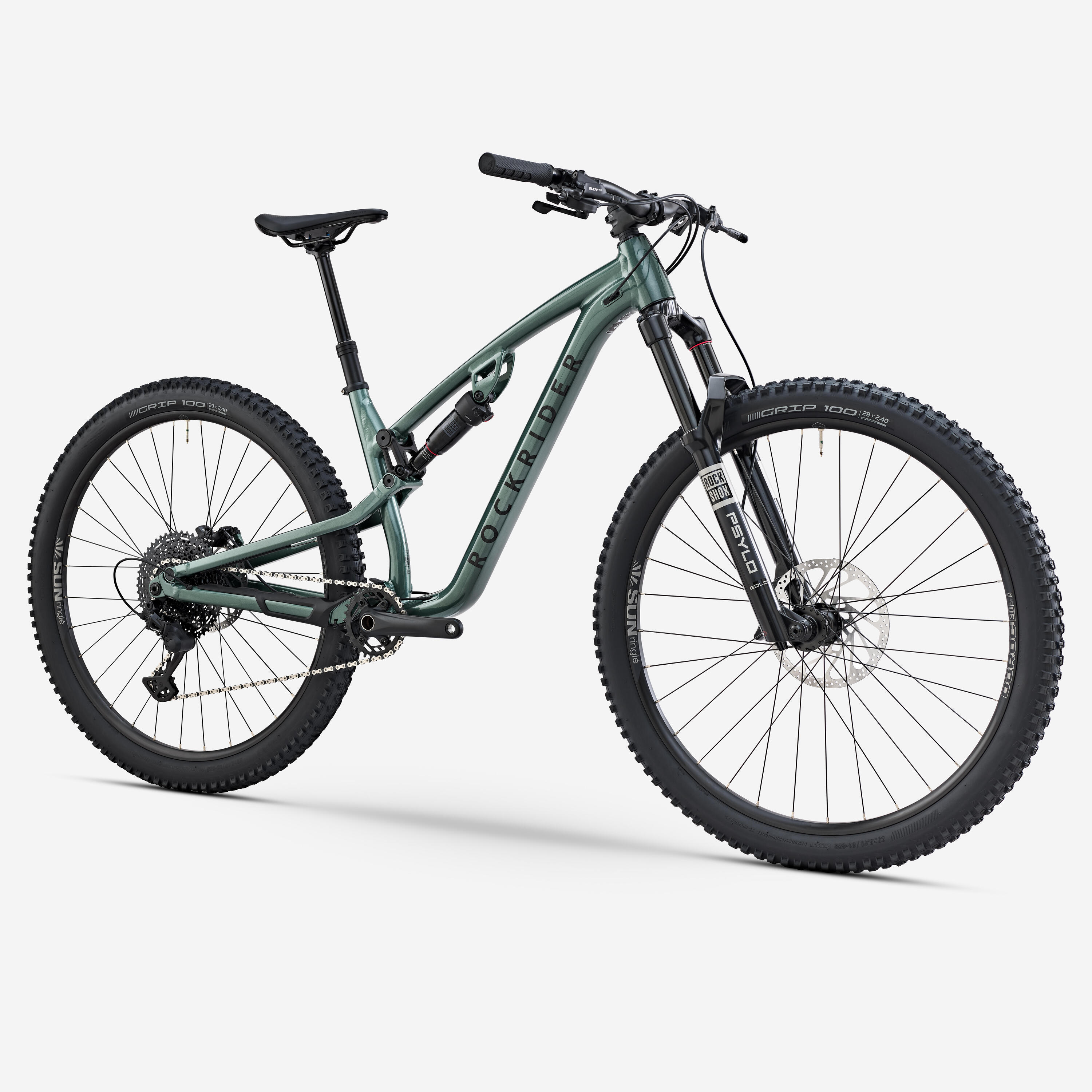 Bicicleta MTB All Mountain Feel 700 S Verde Suspensión Total 2/10