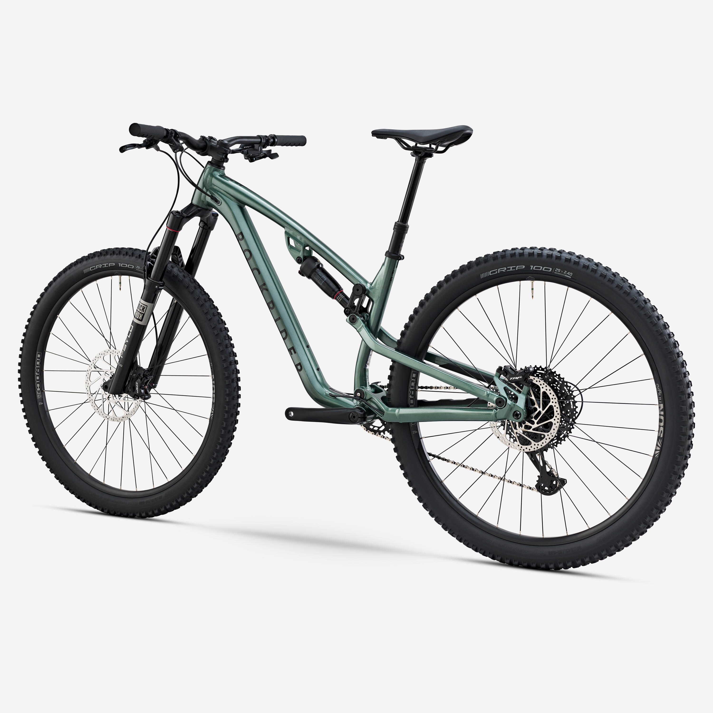 Bicicleta MTB All Mountain Feel 700 S Verde Suspensión Total 3/10