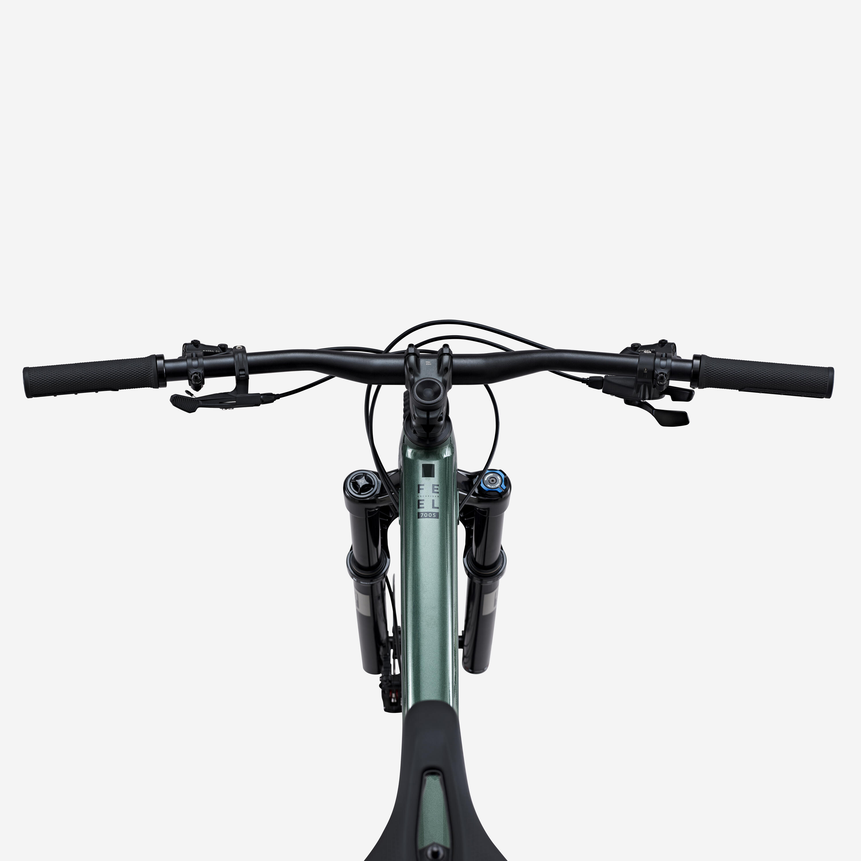Bicicleta MTB All Mountain Feel 700 S Verde Suspensión Total 7/10