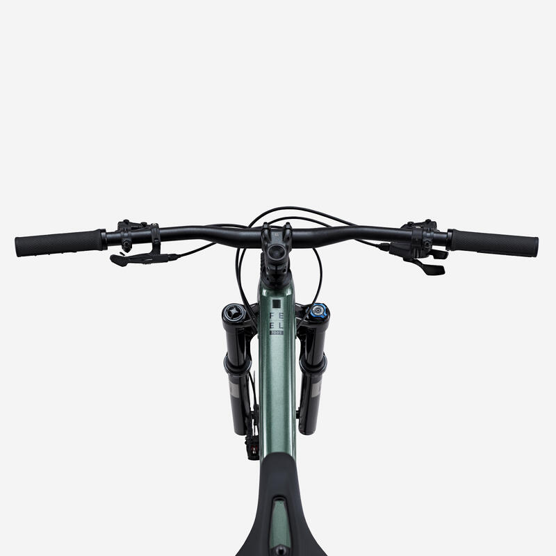 Vélo VTT tout suspendu All Mountain FEEL 700 S, vert