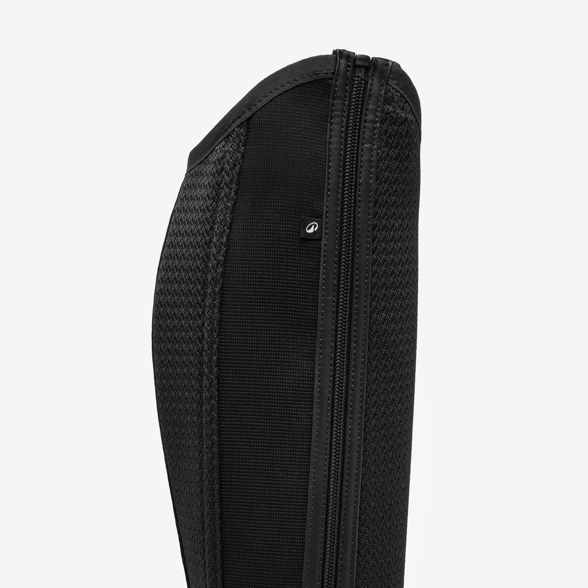 Mini-chaps d'équitation en mesh - 100 noir 5/5