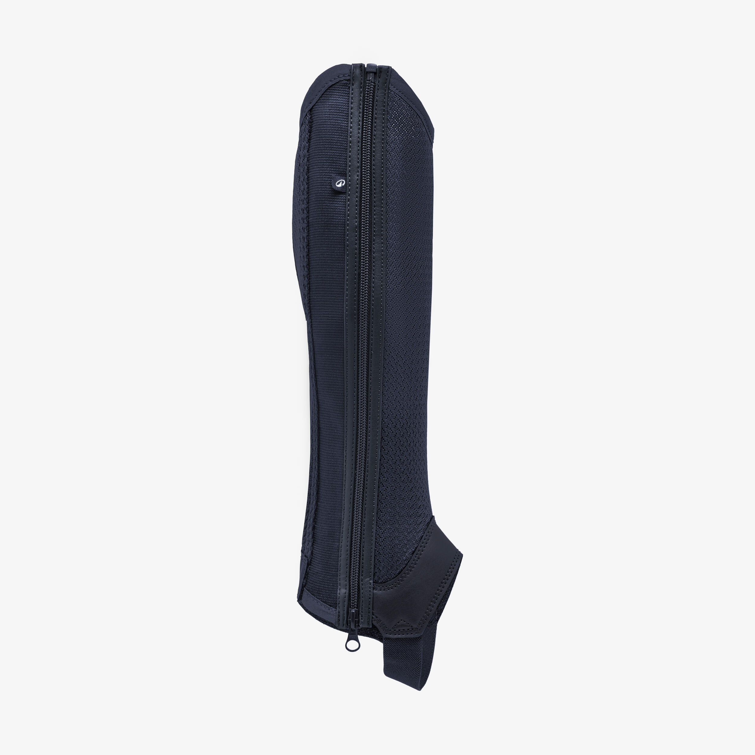 FOUGANZA Detské jazdecké minichapsy Mesh 100 tmavomodré 32 cm