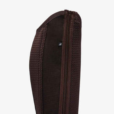100 Mesh Adult Horse Riding Half-Chaps - Brown