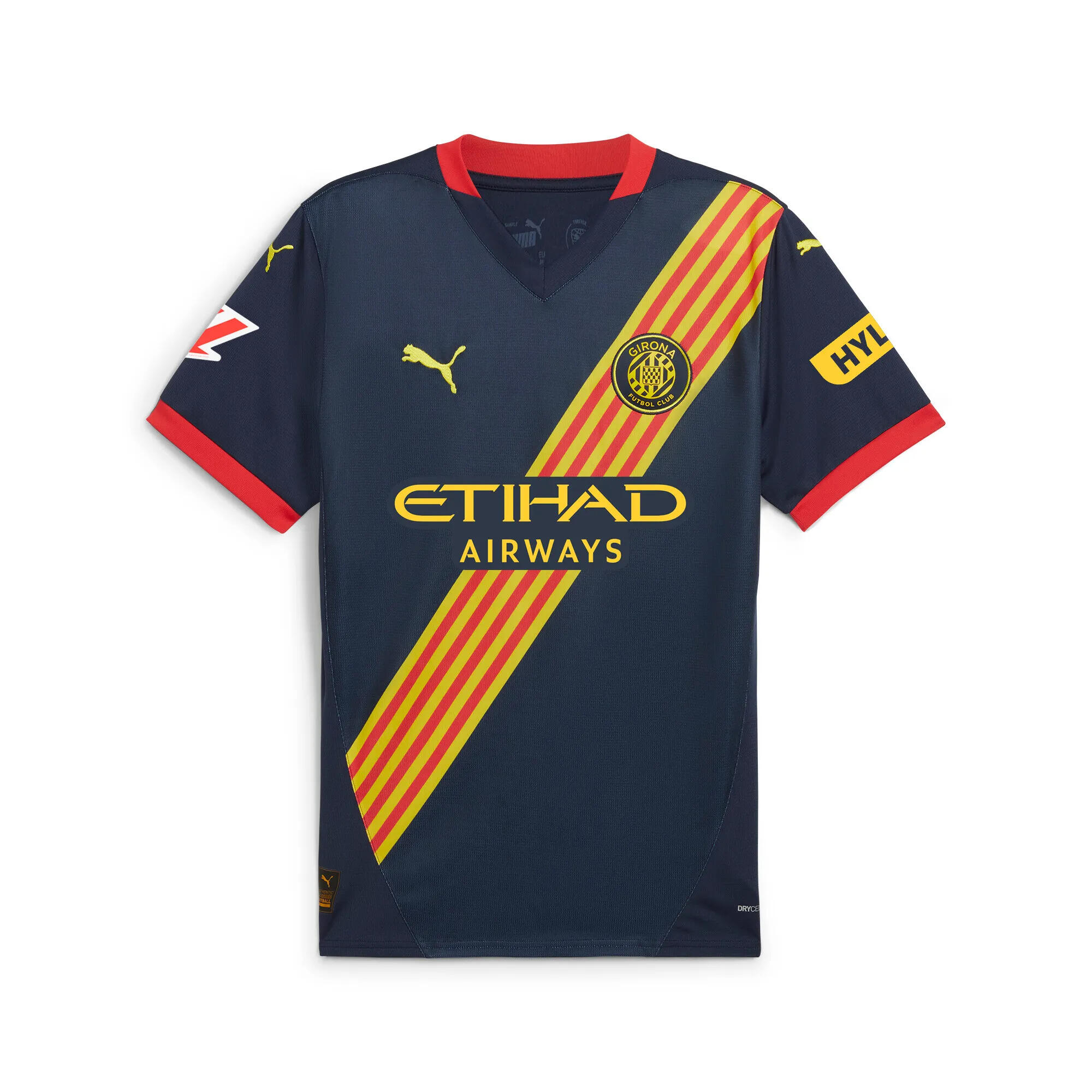 Camiseta 2.ª equipación Girona Adulto 24/25 1/2