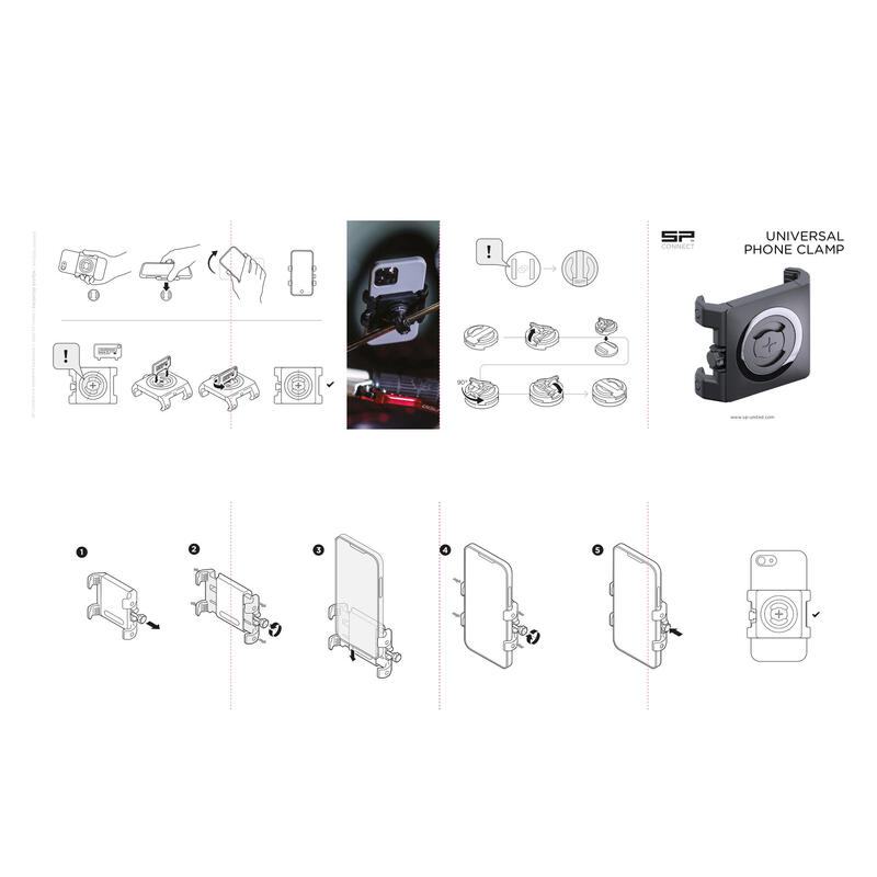 SP CONNECT UNIVERSAL CLAMP BUNDLE