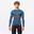 Fiets ondershirt met lange mouwen Racer 2 blauw