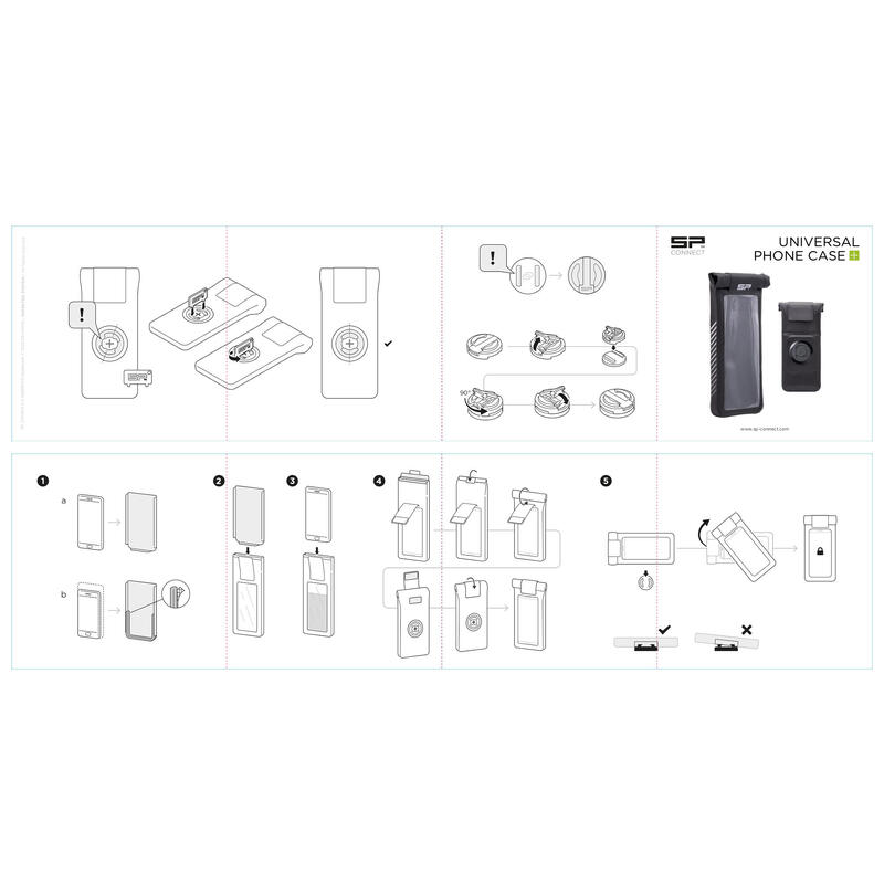 Uchwyt rowerowy na smartfon SP Connect Universal XL
